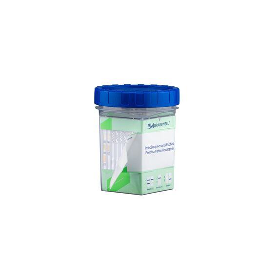 BrainWell Urine 24&trade; – test multidrog 24-în-1 din urină, tip cupă